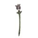 thumbnail image 1 of Decoración floral de vidrio hecha a mano con tallo, miniplantas florales sopladas a mano, figura decorativa para el hogar, sala de estar, oficina, mesa, florero., 1 of 8