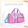thumbnail image 2 of Bolsa de viaje Oruiji para niños, niñas y mujeres, 20 x 11 x 8,2 cm, con bolsillo para zapatos, 2 of 6