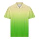 thumbnail image 5 of Camisas de Manga Larga para Hombres Impresos Girar Hacia Abajo Botones de Cuello Lateral Dividido, Casual Blusa de Manga Corta, 5 of 6