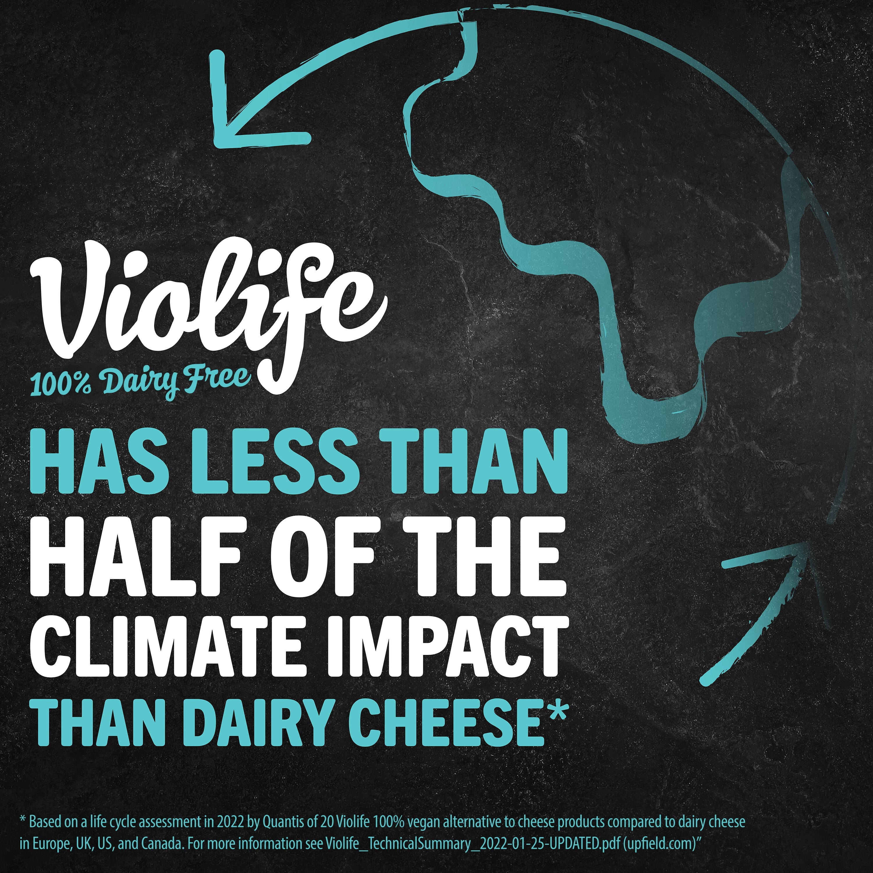 Violife Just like Mature Cheddar Slices, Dairy-Free Vegan, 7.05 oz pack (Refrigerated)