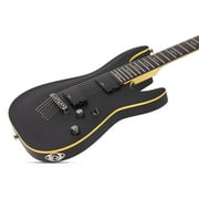 Schecter Demon 7 Series 7-String Electric Guitar - Aged Black Satin
