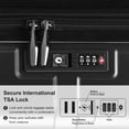 thumbnail image 7 of IVV 20" Carry-on Suitcase, Expandable Hardside Luggage with Spinner Wheels and TSA Lock, Black, 7 of 7