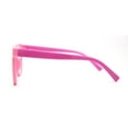 thumbnail image 4 of Kid Girls Flexible Rubber Hipster Horn Rim Blue Light Filter Computer Glasses Pink Purple, 4 of 4