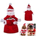 thumbnail image 2 of CICRKHB Small Dog Sweater Funny Pet Cosplay Outfits Puppy Christmas Santa Dog Costume Christmas Cat Hoodies Coat Xmas Pet Apparel Santa Clause Costume Christmas Pet Clothes Puppy Sweater Dress, 2 of 2