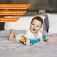 thumbnail image 2 of Tummy Time Mirror & Cloth Book Set - High Contrast Baby Toys For 0-12 Month Development 2 of 5