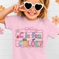 thumbnail image 3 of School Uniform Tshirts Girls Printed Crewneck T Shirt Short Sleeve Loose Fit Top Boys Graphic Tees Pink 8-9 Years, 3 of 5
