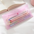 thumbnail image 6 of Lunxisen 1 Pcs Colorful Pencil Pouch Makeup Brush Bag Portable Travel Organizer Cute Multi-functional Case, 6 of 9