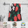 thumbnail image 6 of GZHJMY Strawberry Soft Hand Towels, 2 Pcs Absorbent Bath Towel Decorative Fingertip Towels for Bathroom Gym Spa Hotel Beach Swimming Pool,14.4"x 28.3", 6 of 7