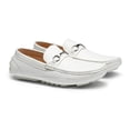 thumbnail image 3 of Mocasines de Conducción para Hombre Bruno Marc Blancos Slip-On Talla 9.5, 3 of 9