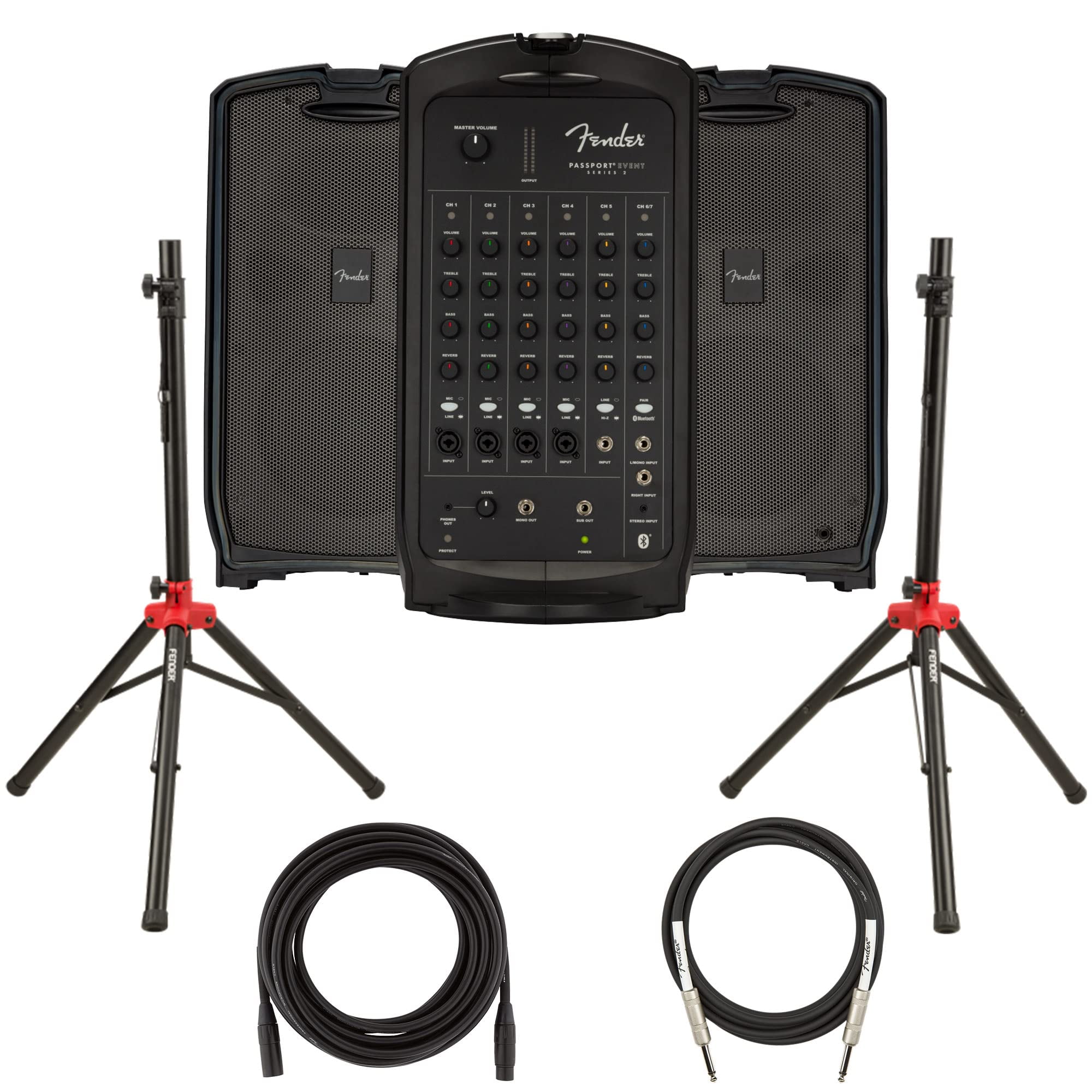 Fender Passport Conference S2 Portable PA System Bundle with