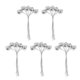 thumbnail image 1 of 50 paquetes de y bayas de flores artificiales para , adornos para árboles de Navidad, artesanía Plata mayimx Ramita de bayas artificiales, 1 of 6