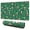 Green Christmas Santa, variant on Long Mouse Pads for Desk,Christmas Tree and House Pattern Desk Mats on Top Of Desks, Desk Mouse Pad Extra Large with 3mm Non-Slip Base and Stitched Edge for Gaming,Office,Work,Home 31.5x11.8in