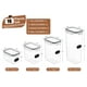 thumbnail image 2 of Juego de recipientes de almacenamiento de alimentos PRAKI, 16 piezas de plástico sin BPA, 2 of 6