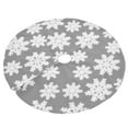 thumbnail image 4 of Christmas Tree Skirt Cute Snowflake Patterns Reused Beautiful Practical Christmas Tree Decorations for Decor Background78cm, 4 of 9