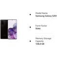 thumbnail image 2 of Samsung Galaxy S20+ 128GB (Canadian Model) | Certifed Refurbished Like New Unlocked Smartphone, 2 of 6
