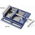 thumbnail image 2 of Tornillo de banco para taladro de columna de hierro fundido de 4 pulgadas, 100 mm, 2 kg, mini tornillo de banco para taladro de columna, abrazadera de mesa, prensa de base giratoria, máquina de s, 2 of 5