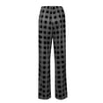 thumbnail image 5 of Tii.MM Women Wide Leg Pajama Pants High Waist Drawstring Trousers Casual Lounge Loose Sleep Pj Bottoms, 5 of 5