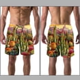 thumbnail image 3 of luoweisi Men's Beach Shorts Quick Dry Swim Trunks with Mesh Lining Cactus M, 3 of 5