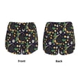 thumbnail image 5 of Lsque Snake And Flower Printed Women's Running Shorts with Liner Pockets,Elastic Quick Dry Workout Athletic Gym Yoga Shorts,Womens High Waist Shorts-X-Large, 5 of 9