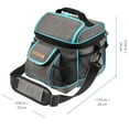 thumbnail image 3 of Ozark Trail 24 Can Soft Cooler, Vintage Fabric, Easy Access Lid, Insulated, Shoulder Strap Included, Grey Colour, Size: 24 Can., 3 of 7