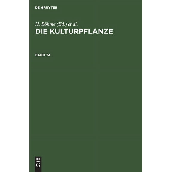 Die Kulturpflanze (Hardcover)