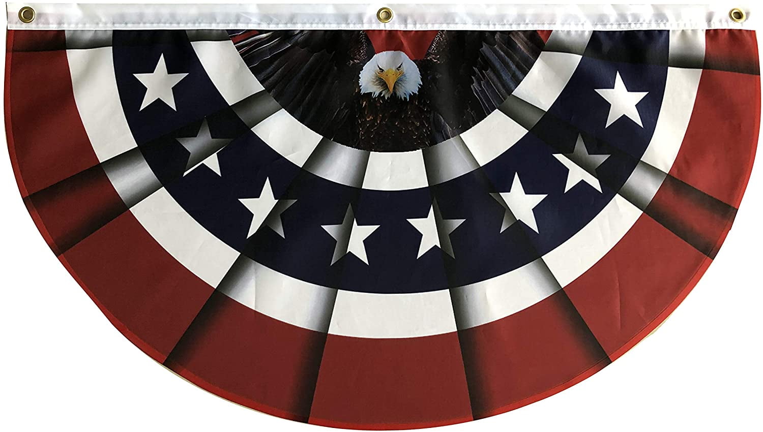 American Flag Style Bunting Swag Patriotic Indoor & Yard Decoration 20 FT Long for sale online 