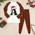 thumbnail image 2 of GCETTIC Boys/Girls Christmas Pajamas Holiday Pjs Kids Santa Long Sleeve Sleepwear Mint Size 4-5 Years, 2 of 5