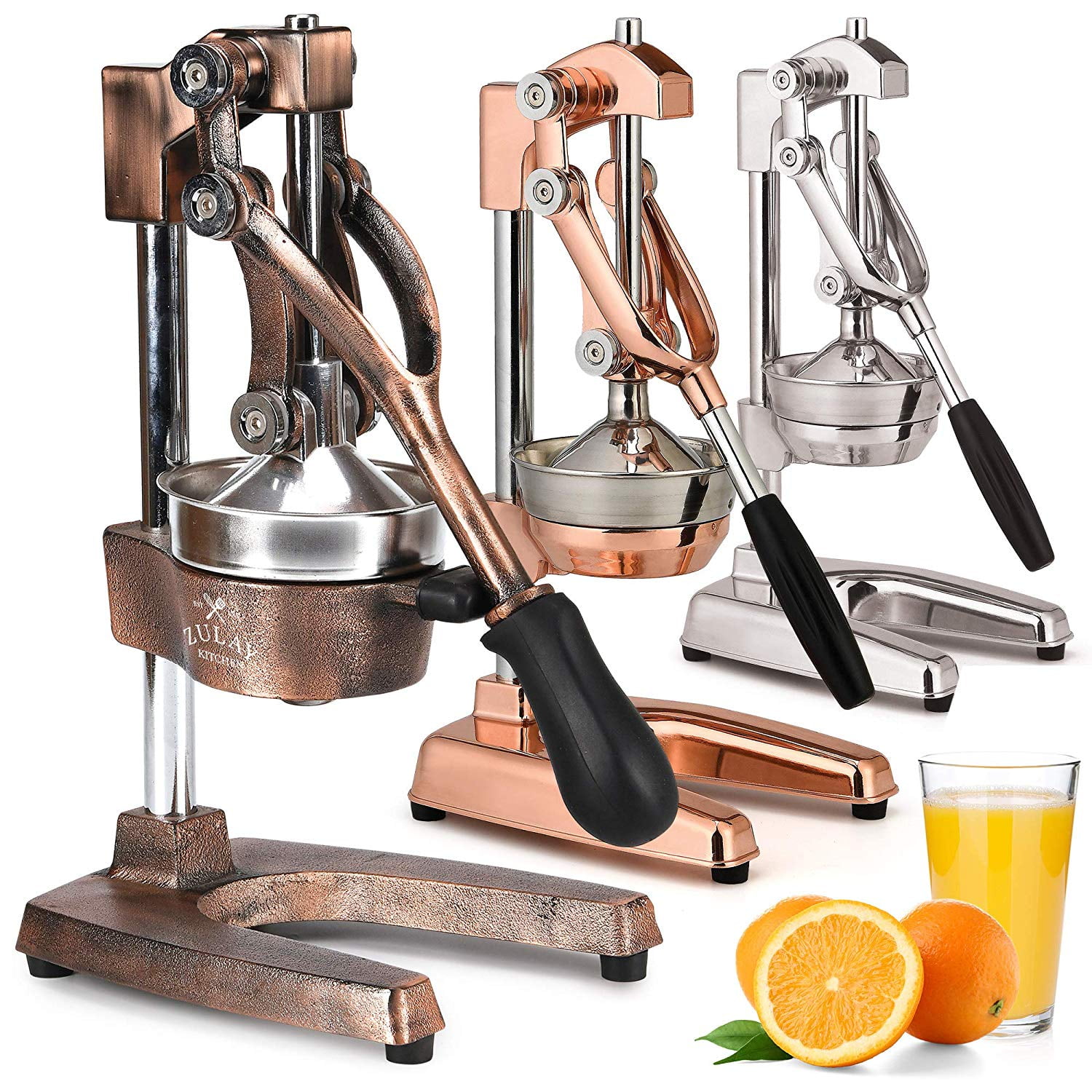 Professional Heavy Duty Citrus Juicer Large Copper Finish Walmart