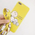 thumbnail image 2 of Snoopy Mobile Phone Lanyard Cartoon Kid Key Ring Keychain ID Cell Phone Rope Neck Straps Anime Cellphone Anti Loss Lanyards Gift, 2 of 4