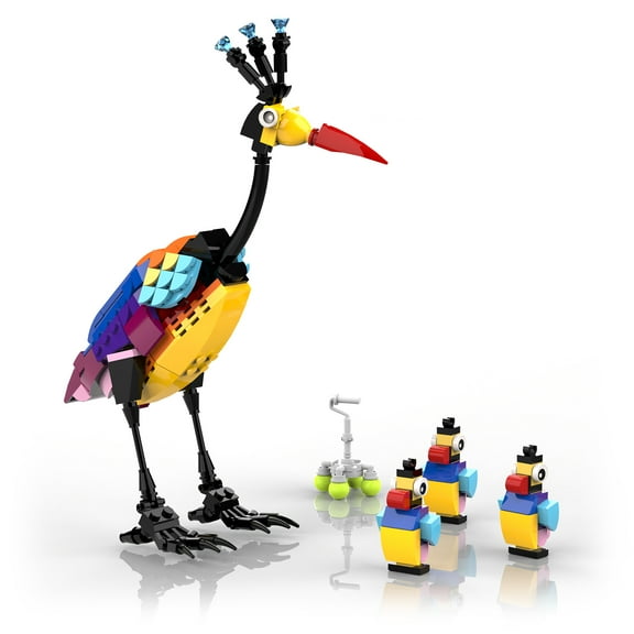 331pc Kevin Birds & Dug Dog for Lego 'Up' House Set 43217, Cute Movie Animals Building Kit for Lego 43217 Model,100 Celebration Characters Gift for Girls & Boys,Fun Toy for Creative Play,Paper Manual
