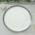 thumbnail image 1 of CUITING Lot de 10 - Assiettes de Charge en Carton Rose Doré/rose de 13” Jetables, Plateau de Service Rond avec Rebords Festonnés - 1100 G/m2 pour Réceptions de Mariage, Banquets, Événements Traités, 1 of 11