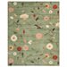 thumbnail image 2 of Country & Floral Rug - Jardin Wool Pile -Sage/Multi Style-B-Color:Sage/Multi,Design:Country & Floral,Shape:Small Rectangle,Size:6'L x 4'W, 2 of 3