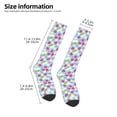 thumbnail image 2 of Susaid Strawberry And Flowers Print Thermal Winter Socks for Men and Women, Warm Crew Hiking Socks, for Boots and Outdoor Activities, 2 of 6