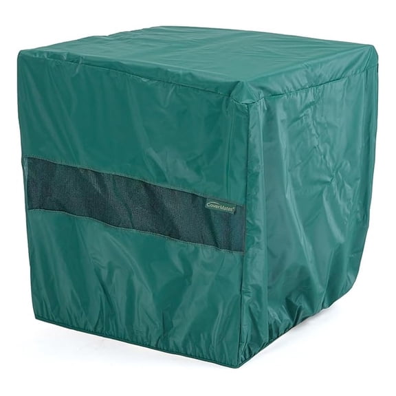 Patio Table Cover 24x24x18 - Weather Resistant, Outdoor Furniture Cover, Elastic Hem, Green