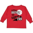 thumbnail image 3 of Inktastic Little Brother and Biggest Fan Baseball Family Fan Boys or Girls Long Sleeve Toddler T-Shirt, 3 of 5