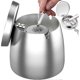 thumbnail image 1 of Stainless Steel Ashtray With Lid Outdoor Windproof Ashtray With Non-slip Base For Outdoor And Indoor Use p20241204..1167, 1 of 5