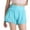 Sky Blue, variant on Kids Girls Solid Color Athletic Shorts Above Knee Mini Length Loose Fit Breathable Fabric Elastic Waistband Bottoms for Yoga and Sports Blue 6 Years-7 Years