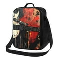 thumbnail image 1 of Fotbe Abstract Skull Guitar Art Lonchera Bolsa de Almuerzo para Hombres y Mujeres, Lonchera de Gran Capacidad, Bolsa de Almuerzo Reutilizable, Bolsa Térmica Aislante, 1 of 7