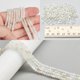 thumbnail image 4 of 292 cuentas de piedra lunar blanca natural de 4 mm, facetadas y redondas, para hacer joyas DIY., 4 of 9