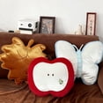 thumbnail image 4 of Creative Butterfly Plush Pillows Stuffed Cushion Cute Apple Plush Toys Fashion Bedroom Sofas Decor, 4 of 9