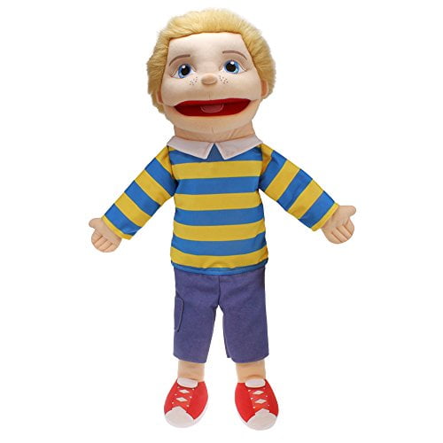 The Puppet Company Medium Sized Puppet Buddies Boy Hand Puppet Light