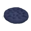 thumbnail image 1 of Cojín de silla colgante tipo huevo, cojín acolchado para asiento, accesorios de repuesto para muebles Azul oscuro, 1 of 9