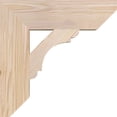 thumbnail image 3 of Ekena Millwork 3 1/2"W x 14"D x 14"H Olympic Slat Smooth Bracket, Douglas Fir, 3 of 4