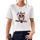 thumbnail image 1 of Playera De Mujer Negra Manga Corta Casual Tenis Deportivo, 1 of 8