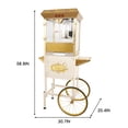 thumbnail image 4 of 16Oz Commercial Popcorn Machine With Cart and 16 Oz Kettle , Movie Theater Popcorn Machine, Silver Gray Pop Corn Machine with 3-Switch Control & Steel Frame Tempered Glass Doors, 4 of 9