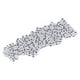 thumbnail image 4 of Qukaim Cuentas acrílicas con números, 300 unidades, color blanco, 7 x 7 mm, para hacer joyas, pulseras, decoraciones, 4 of 5