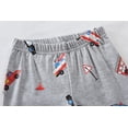 thumbnail image 6 of Little hand Toddler Boy Truck Pajamas Long SleevesCotton Sleepwear 2-Piece Gray 7T, 6 of 8