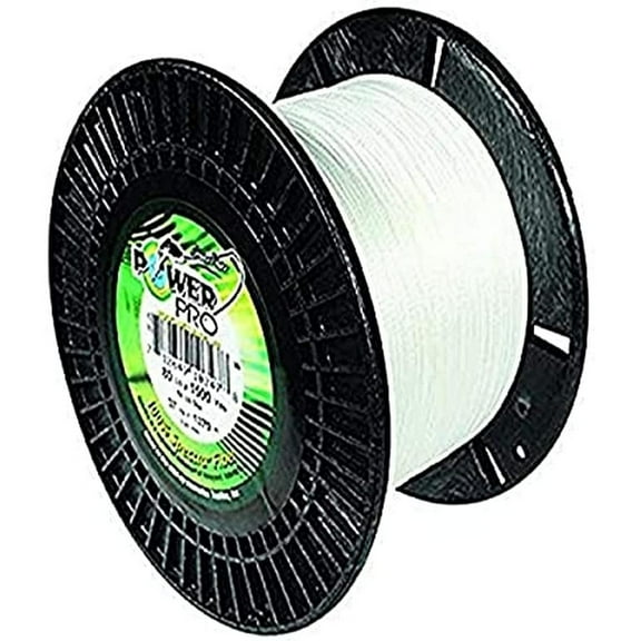 POWER PRO 21100400500W Braided Spectra Fiber Fishing Line, 40 lb/500 yd, White