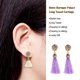 thumbnail image 3 of Pendientes largos Minnieouse de borla Retro barroco Palacio Vintage Chic Aleación, 3 of 6