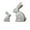 E, variant on Easter Bunny Decorations, Wooden Spring Rabbit Decors Figurines Tabletopper Decor for Party Home Holiday Cute Rabbit Easter Day Decorations